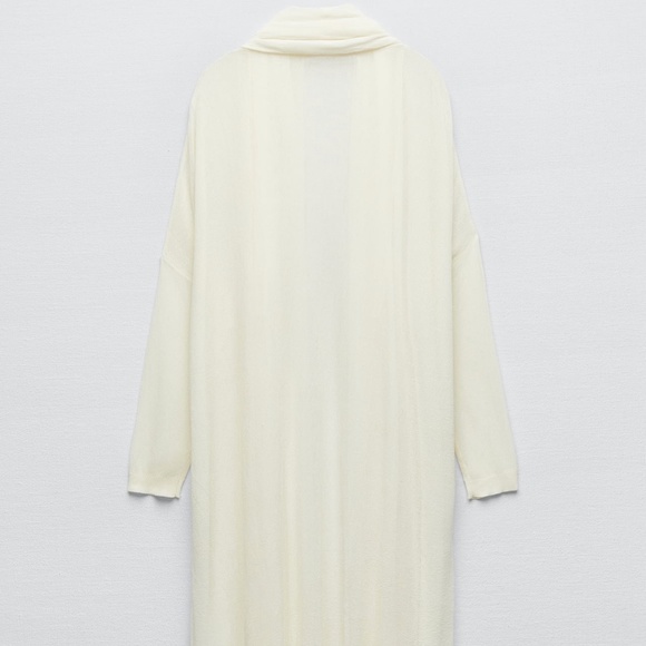 Zara limited edition kitted wrap over cardigan - Picture 7 of 8